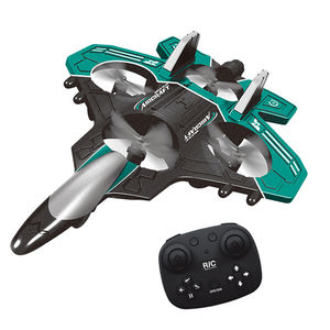 Colorido Led iluminado al aire libre niños actividad juegos Control remoto avión volador espuma avión de combate avión lanzador Rc Juguetes - Product Image 1