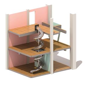 Glissière à support rond glissière de <span class=keywords><strong>piscine</strong></span> en acier inoxydable glissière de <span class=keywords><strong>Tunnel</strong></span> en Tube en acier inoxydable pour enfants et adultes - Product Image 6