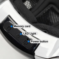 Casque de vélo haut de gamme avec caméra HD Capturez les trajets Respirant Bon ajustement Casque de vélo personnalisé Casque de vélo avec lumière