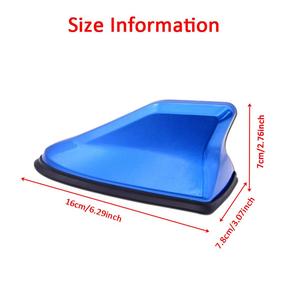 PUERXIN – <span class=keywords><strong>antenne</strong></span> FM universelle pour voiture, amplificateur Radio 7 couleurs, <span class=keywords><strong>antenne</strong></span> décorative pour toit, aileron de requin - Product Image 3