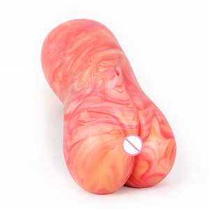 Juguete Sexual GEEBA, Copa de Masturbación Masculina con Diseño de Trasero de Durazno, Vagina de Bolsillo, Colorida, Súper Suave, para Hombres - Product Image 1