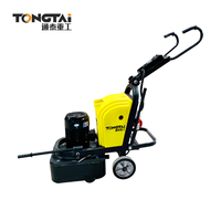 Meuleuse de sol professionnelle TT630 avec système de collecte des poussières, polisseuse à béton, machine de meulage pour la rénovation du marbre et de la pierre