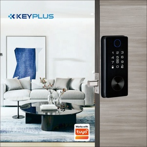 Keyplus Double Sided Wireless Intelligent Biometric Deadbolt Access Control RFID Card <b>Smart</b> <b>Lock</b> Kit D2-TY Wireless Deadbolt Sma - Product Image 6