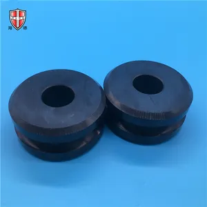 Hot Briquetting Grinding Silicon Nitride Ceramic Yarn Wheel Guide Roller Caster