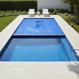 Hailanbao – <span class=keywords><strong>Couverture</strong></span> de <span class=keywords><strong>piscine</strong></span> électrique automatique en PVC, anti-UV, résistante à l'usure et aux intempéries, avec enrouleur et emballage en bois - Product Image 5