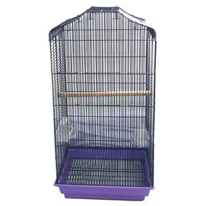 Çağdaş büyük ferforje tel kuş papağan aşk kuşlar için üreme kafesi küçük Metal çelik Pet House ispinoz kanarya - Product Image 2