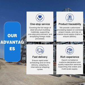 现代设计高品质Q355B碳钢结构工业预制车间仓库建筑 - Product Image 6