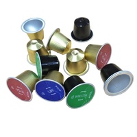 Gobelet à café en aluminium personnalisé avec couvercle en aluminium pour l'emballage des capsules de café