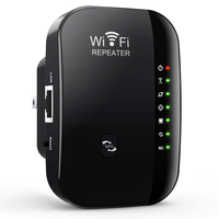 Répéteur WiFi sans fil amplificateur de signal suppresseur d'antenne amplificateur de réseau WPS, 802.11N/B/G 300Mbp