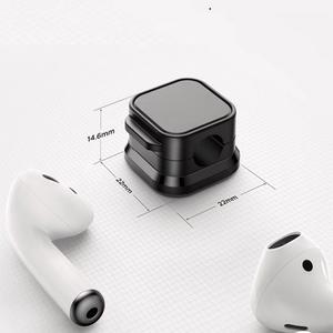 Organizador de cabos magnético de plástico, suporte de armazenamento magnético super forte, clipe de dados com magnético, suporte para mesa - Product Image 5