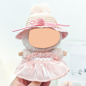 Vestido <span class=keywords><strong>de</strong></span> Novia para Muñeca <span class=keywords><strong>de</strong></span> Tela <span class=keywords><strong>de</strong></span> 17 cm, Hecho a Mano, Moderno, con Diseño <span class=keywords><strong>de</strong></span> Dibujos Animados, con Accesorios para el Cabello <span class=keywords><strong>de</strong></span> Perlas - Product Image 5