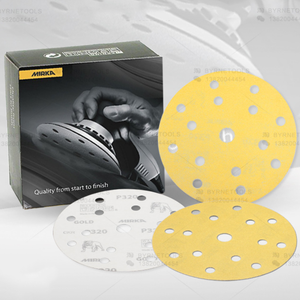Qualità OEM per <span class=keywords><strong>Mirka</strong></span> lucidare dischi <span class=keywords><strong>abrasivi</strong></span> mole carta vetrata 150mm disco di carta abrasiva a 15 fori per utensili <span class=keywords><strong>abrasivi</strong></span> - Product Image 4