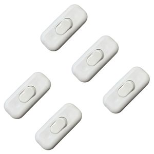 Interruptores basculantes Gloca, paquete de 5, color blanco, 250 V CA, SPST, encendido/apagado, plástico, 2P - Product Image 1