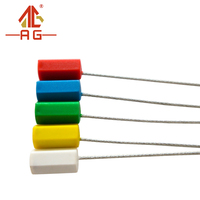 AG-C020 Scellés de câble hexagonaux en ABS de 1,5 mm, scellés de câble en plastique recouvert