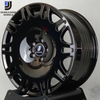 Jantes de voiture forgées sur mesure de qualité supérieure OEM 6061-T6 à rayons multiples, finition noir brillant, à déport profond pour Mercedes W222 W223 Classe G W463 G63