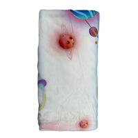 Nouveau personnalisable numérique imprimé 2 couches doux coton tissu mousseline infantile bébé Swaddle Wrap nouveau-né couverture