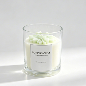 Lot de <span class=keywords><strong>bougies</strong></span> parfumées décoratives en verre avec boîte cadeau, <span class=keywords><strong>bougies</strong></span> parfumées de luxe faites <span class=keywords><strong>à</strong></span> la main pour la décoration de mariage et de Noël - Product Image 2