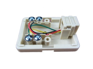 Site chinois pour les achats en ligne CAT3 6P4C 1 boîte de jonction téléphonique montée en surface avec prise femelle RJ11 6P4C - Product Image 5