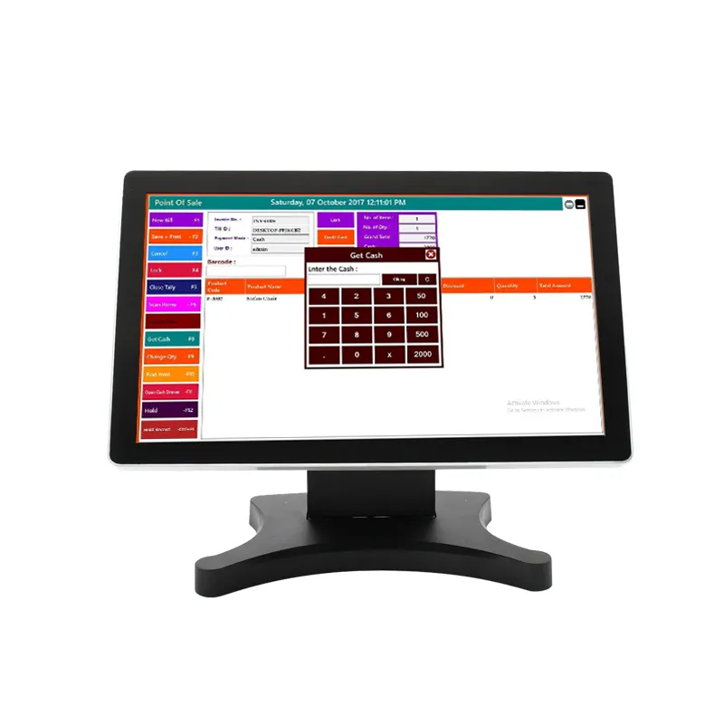 Oscan factory wholesale 15.6 inch touch screen all in one pos windows bill payment machine