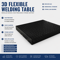 Table de soudage 3D en fonte anti-déformation à haute dureté, nitridée, plateforme de fixation flexible tridimensionnelle