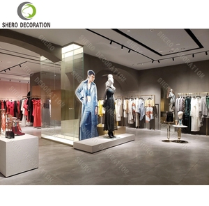 Modern Womens Clothing Shops Interior Design Luxury Metal Clothing Display Rack Custom Durable Clothing Store Furniture - Product Image 5