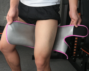 Ceinture amincissante pour les cuisses pour femmes et hommes, effet sauna, enveloppement amincissant pour les jambes, pour brûler les graisses, perdre du poids et réduire la <span class=keywords><strong>cellulite</strong></span> - Product Image 3