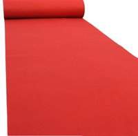 Läufer-Teppichrolle aus Nadelfilz-Polyester für Hochzeiten, Veranstaltungen, Zeremonien und Ausstellungen