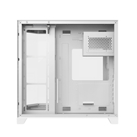 Ruix Fish Tank Plus casing komputer PC, casing wadah komputer PC game Super Tempered Glass dengan tiga desain baru harga murah