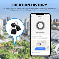 Mini localisateur d'objets intelligent porte-clés alarme de localisation Llavero Inteligente Con Rastreador