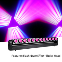 Barre LED RVBW 12x15W pour éclairage mural, Stroboscope DMX pour discothèque, DJ, soirée, club de nuit, scène, projecteur mural