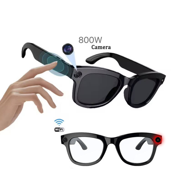 2026 New Arrival M01 Pro Translator Voice Calls Smart Eye Glasses with 800W HD Camera Video Recording and Ai Recognition