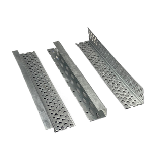 Acciaio zincato a forma di <span class=keywords><strong>L</strong></span> con canale di gesso forato in metallo con perline angolari protezione da parete per ospedale - Product Image 3