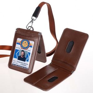ที่ใส่บัตรหนังสำหรับธุรกิจ สายคล้องคอแบบเชือกสำหรับงานแสดงสินค้าสำหรับสำนักงาน - Product Image 2