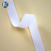 Cinta Elástica para el Cuello con Certificación OEKO-TEX, Agradable al Tacto, Mezcla de Fibra de Maíz, para Camisetas y Ropa Deportiva