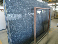 Dalles de granit bleu poli naturel pour comptoirs, salles de bain et usage extérieur - Dalle de granit légère et écologique