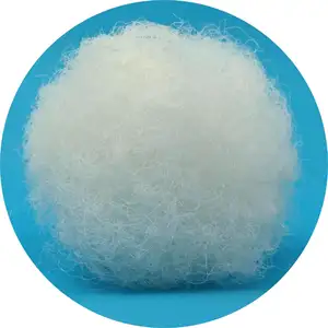 ألياف رئيسية من البوليستر أبيض اللون من البولي إيثيلين من الكلورايد متعدد الفينيل مقاس 90DX76 مم وهي منسوجات درجة معاد تدويرها