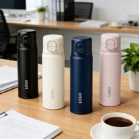 Termo de Acero Inoxidable de Doble Pared y Aislamiento al Vacío de 500 ml con Logotipo Personalizado Impreso con Láser para Regalo de Aniversario de Empresa