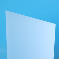 Feuille de remplacement de diffuseur de polystyrène à haute transmission personnalisée 1Mm Ps feuille de diffuseur de lumière blanche laiteuse