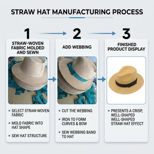 <span class=keywords><strong>Chapeau</strong></span> <span class=keywords><strong>Fedora</strong></span> Panama en paille pour <span class=keywords><strong>homme</strong></span>, style gentleman, idéal printemps-été, protection solaire, voyage, pêche, décontracté, extérieur - Product Image 3