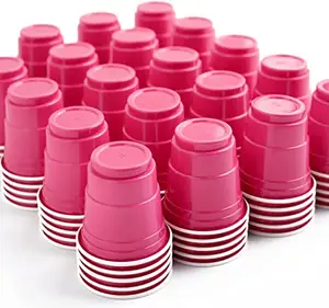 Bachelorette Party Decoration Pink Shot Cups 2 oz shot cup Hen Party accessories Bride to be party Wedding