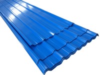 Tôle de toiture ondulée en acier galvanisé prélaqué AZ30~AZ40, entièrement enduit, épaisseur 0,12-3,0 mm, norme ASTM