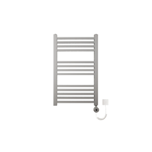Sèche-serviettes mural électrique chauffant pour salle de bain avec minuterie et contrôle de température, 10 barres, à brancher (Or brossé) - Product Image 2