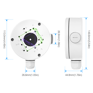 Boîte de jonction étanche IP66 <span class=keywords><strong>Techage</strong></span> pour supports de caméra IP de sécurité, accessoires CCTV pour caméras - Product Image 5