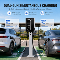 Chargeur de voiture électrique 14 kW certifié CE, étanche IP65, contrôle intelligent, installation extérieure pour maison et garage, OEM ODM