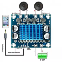 Carte amplificateur numérique XH-A232 60W classe D, module audio HD 12-24V avec filtre DC et protection contre les surcharges