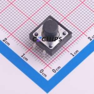 TC-1212DR-8.5H-250 Tactile Switch Through hole Component (THT),12x12mm Switch 12mm 12mm 8.5mm - Product Image 1