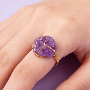 Bague en <span class=keywords><strong>pierre</strong></span> brute <span class=keywords><strong>de</strong></span> cristal naturel, vente en gros d'usine, bijoux <span class=keywords><strong>de</strong></span> mode pour femme, collection, guérison Reiki, cadeau quotidien - Product Image 6