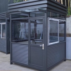 Caseta de Seguridad de Acero Inoxidable Negra para Exteriores, Equipo para Estacionamiento - Product Image 1
