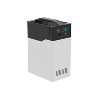 Station d'alimentation solaire portable 350W avec batterie LiFePO4, MPPT, onde sinusoïdale pure pour la maison, le camping, les pannes de courant, et compresseur d'air