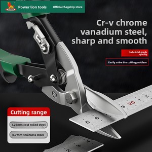 Forbici Industriali <span class=keywords><strong>WILSON</strong></span> per Aviazione, Lama in Acciaio al Cromo Vanadio, Forbici Professionali Multifunzione per Lamiera e Filo Metallico - Product Image 2